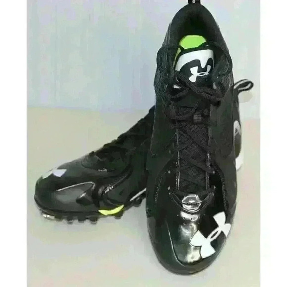 New Under Armor Nitro Clutch Fit 4DFoam Football Cleats 1258021-001 Mens size 13 - Picture 13 of 13